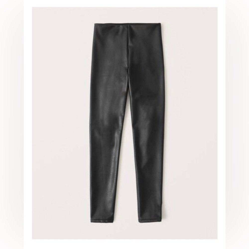 ABERCROMBIE Vegan Leather Leggings